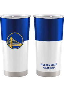 Logo Brands Golden State Warriors 20oz Colorblock Stainless Steel Tumbler - Blue