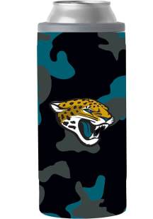 Logo Brands Jacksonville Jaguars Camo Slim Can Coolie Stainless Steel Coolie