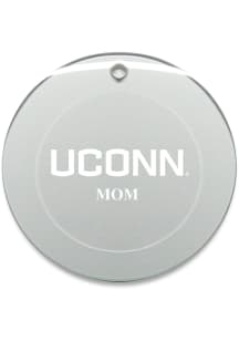 UConn Huskies Mom Round Ornament - White