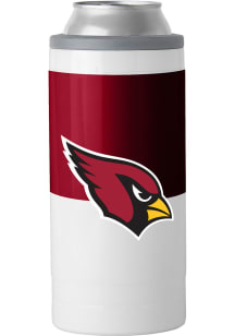 Logo Brands Arizona Cardinals Colorblock Slim Can Stainless Steel Coolie
