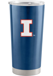 Logo Brands Illinois Fighting Illini 20oz Gameday Stainless Steel Tumbler - Orange