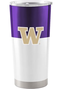 Logo Brands Washington Huskies 20oz Colorblock Stainless Steel Tumbler - Purple