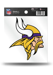 Minnesota Vikings Small Static Cling Auto Static Cling Decal - Purple