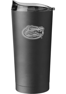 Logo Brands Florida Gators 20 oz Etch Powder Large Logo Stainless Steel Tumbler - Black