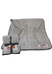 Baltimore Orioles Frosty Sherpa Fleece Blanket - Black