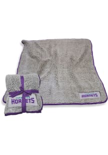 Charlotte Hornets Frosty Sherpa Fleece Blanket - Purple