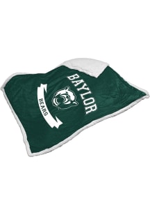 Baylor Bears Printed Sherpa Fleece Blanket - Green