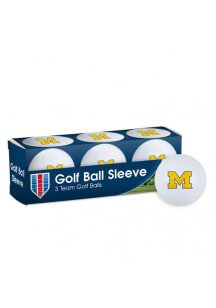 Michigan Wolverines 3 Pack Team Golf Balls
