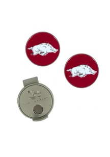 Arkansas Razorbacks Cap Clip Golf Ball Marker