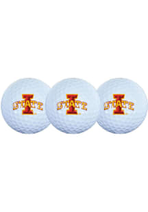 Iowa State Cyclones 3 Pack Logo Golf Balls