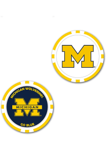 Michigan Wolverines 2-Sided Poker Chip Golf Ball Marker