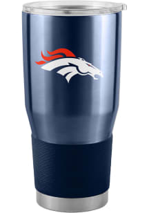 Logo Brands Denver Broncos 30oz Gameday Stainless Steel Tumbler - Navy Blue