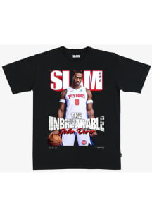 Jalen Duren Detroit Pistons Black SLAM 260 Short Sleeve Fashion Player T Shirt