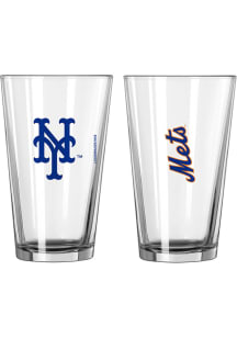 New York Mets 16oz Gameday Pint Glass - Blue