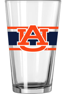 Auburn Tigers 16oz Stripe Pint Glass - Navy Blue