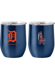 Detroit Tigers 16oz Gameday Curved Stainless Steel Stemless - Navy Blue