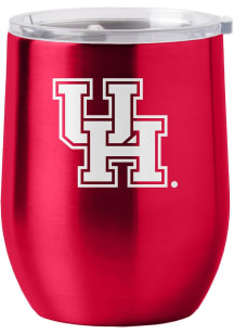 Houston Cougars 16oz Curved Stainless Steel Stemless - Red