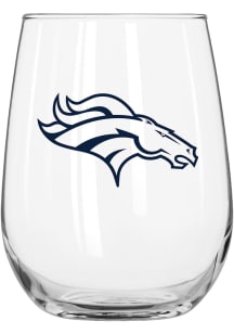 Denver Broncos 16oz Gameday Stemless Wine Glass - Navy Blue