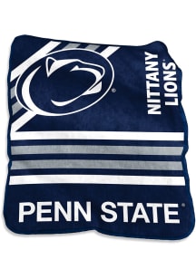 Penn State Nittany Lions Logo Raschel Throw Blanket - Blue