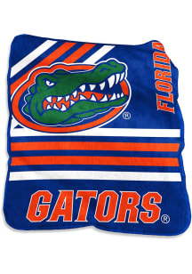 Florida Gators Logo Raschel Throw Blanket - Blue