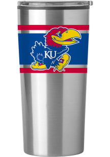Logo Brands Kansas Jayhawks 20oz Fusion Stainless Steel Tumbler - Red