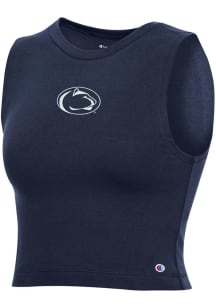 Champion Penn State Nittany Lions Womens Navy Blue Athletic Logo Tank Top