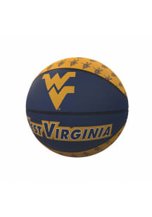 Logo Brands West Virginia Mountaineers Mini-Size Rubber Basketball