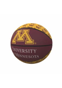 Logo Brands Minnesota Golden Gophers Mini-Size Rubber Basketball