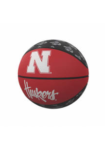 Logo Brands Nebraska Cornhuskers Mini-Size Rubber Basketball