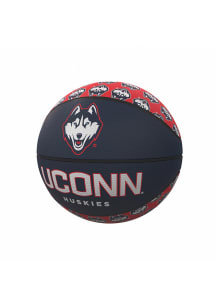 Logo Brands UConn Huskies Mini-Size Rubber Basketball