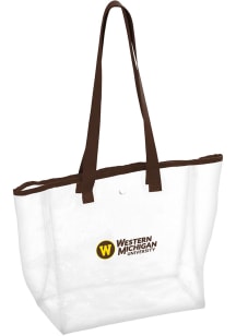 Western Michigan Broncos Logo Womens Clear Tote