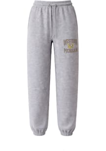 Summit Sportswear Western Michigan Broncos Mens Grey Heather Fleece Sweatpants
