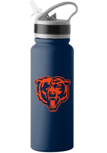 Chicago Bears 25oz Flip Top Design Stainless Steel Bottle - Navy Blue