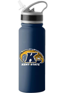 Kent State Golden Flashes 25oz Flip Top Stainless Steel Bottle - Navy Blue