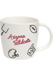 Arizona Wildcats 18oz Ceramic Mug - White