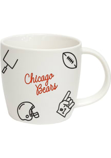 Chicago Bears 18oz Ceramic Mug - White