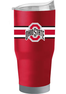 Logo Brands Ohio State Buckeyes Our Honor Defend 30oz Powder Coat Stainless Steel Tumbler - Red