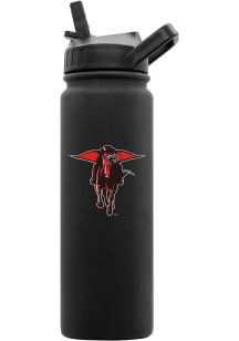 Texas Tech Red Raiders 24oz Soft Touch Stainless Steel Bottle - Black