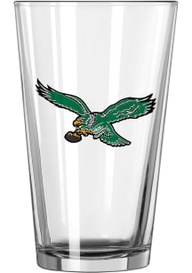 Philadelphia Eagles Retro 16oz Pint Glass - Kelly Green