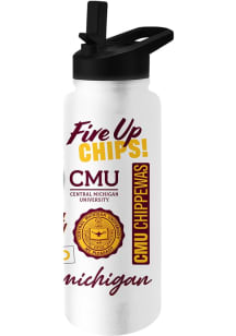 Central Michigan Chippewas 34oz Native Quencher Stainless Steel Bottle - Maroon