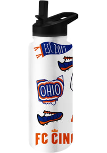 FC Cincinnati 34oz Native Quencher Stainless Steel Bottle - Blue