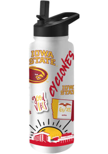 Iowa State Cyclones 34oz Native Quencher Stainless Steel Bottle - Red