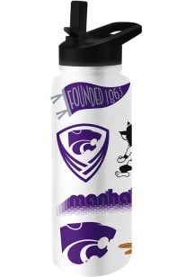 K-State Wildcats 34oz Native Quencher Stainless Steel Bottle - Purple