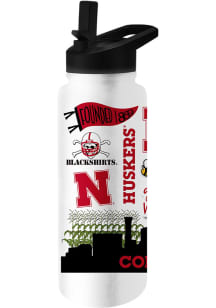 Nebraska Cornhuskers 34oz Native Quencher Stainless Steel Bottle - Red