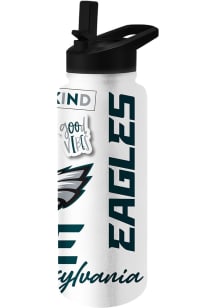 Philadelphia Eagles 34oz Native Quencher Stainless Steel Bottle - White