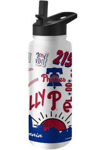 Philadelphia Phillies 34oz Native Quencher Stainless Steel Bottle - Red