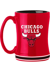 Chicago Bulls 14oz Relief Ceramic Mug - Red