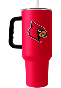 Logo Brands Louisville Cardinals 40oz Flipside Stainless Steel Tumbler - Red