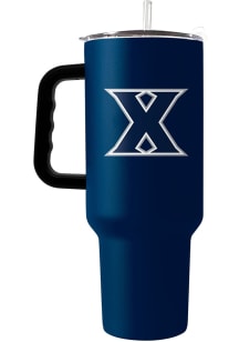 Logo Brands Xavier Musketeers 40oz Flipside Stainless Steel Tumbler - Blue