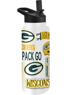Green Bay Packers 34oz Native Quencher Stainless Steel Bottle - Green